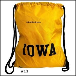 NIKE Drawstring Iowa Hawkeyes Gym Bag Backpack $39